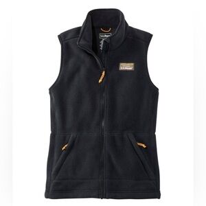 L.L. Bean Women’s Mountain Classic Fleece Vest in Solid / Grey  Heather 1X Plus